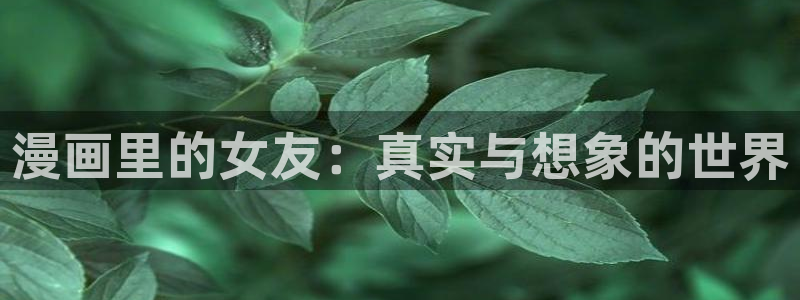 香蕉漫画网站：漫画里的女友：真实与想象的世界